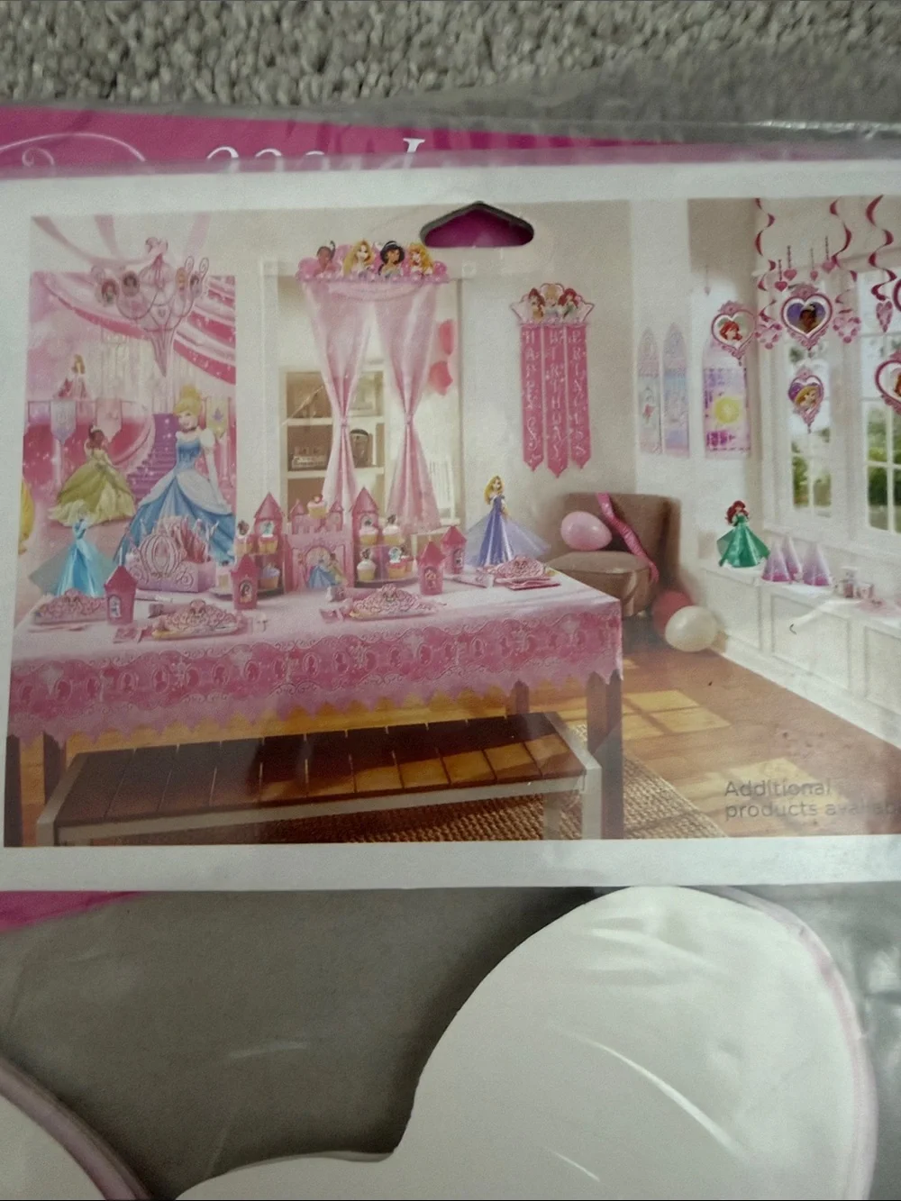 Disney Princess Pink Hanging Centerpiece - Party Decoration